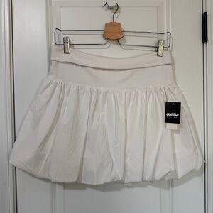 No Comment Bubble Mini Women’s Skirt with a fold-over waistband Size Large NWT